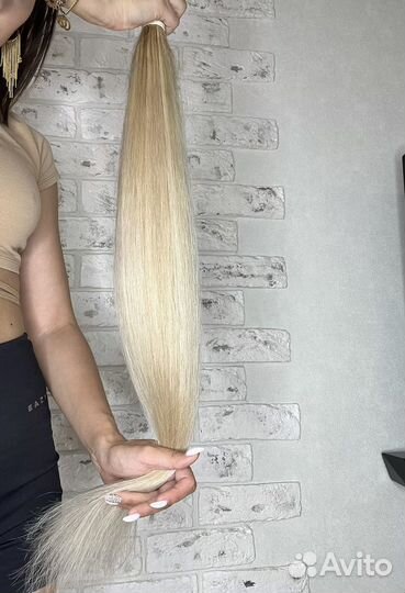 Волосы для наращивания блонд