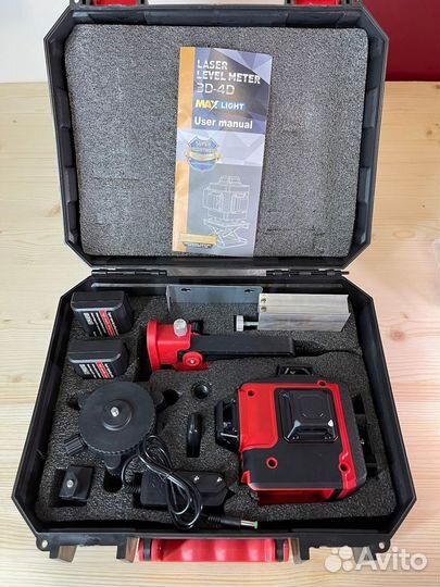 Лазерные уровни, отвертка, электрический ключ