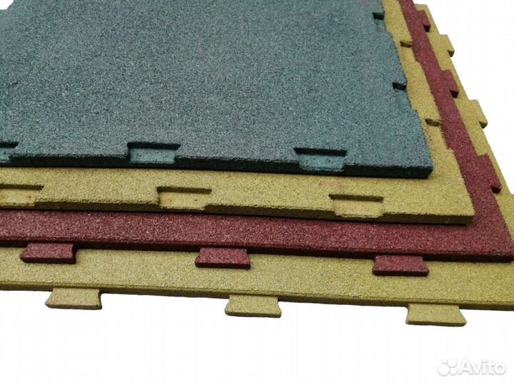 Резиновая плитка 1000х1000