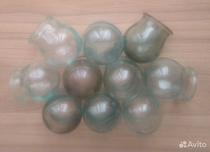 Банки медицинские стеклянные вакуумные