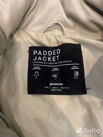 Куртка зимняя из экокожи Stradivarius