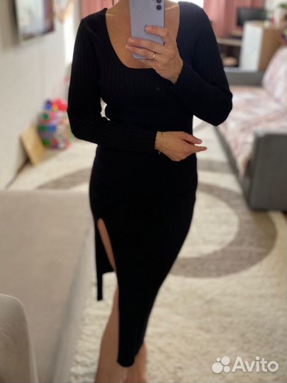 Платье трикотажное женское