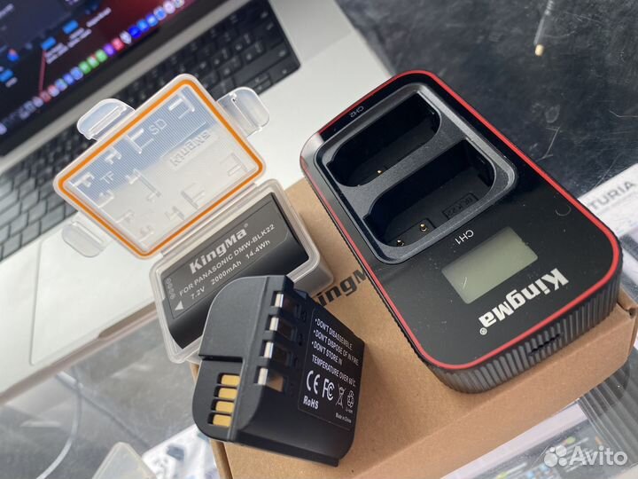 Аккумы DMW-BLK22 Kingma best analog