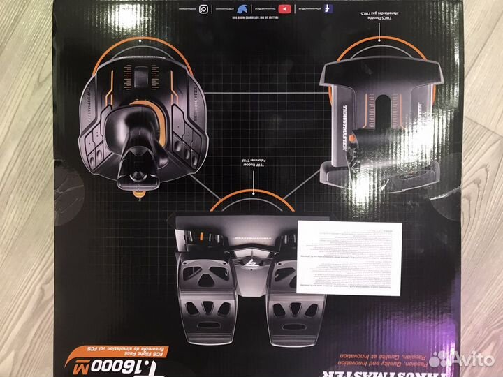 Джойстик Thrustmaster T-16000M FCS Flight pack