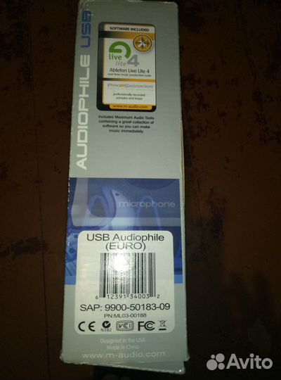 M-audio audiophile usb