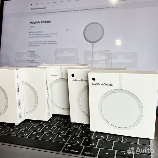 Беспроводная зарядка magsafe для iPhone