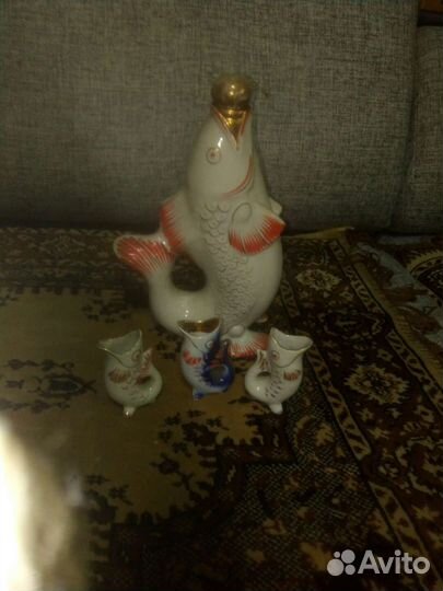 Рыба фарфоровая б/у