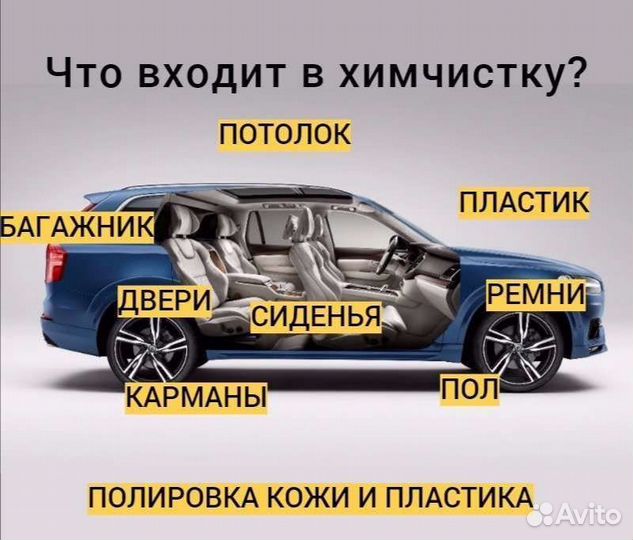Профессиональная химчистка автомобиля