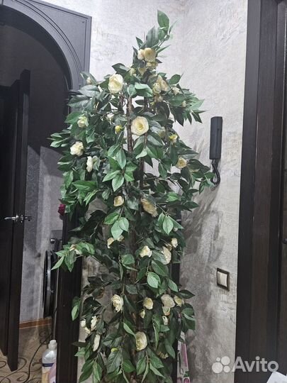 Дерево белая роза искусственная