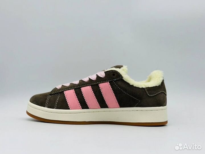 Кроссовки Adidas Campus С Мехом Размеры 36-41