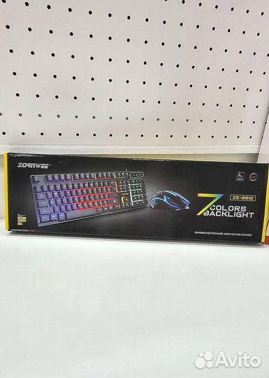 Игровая проводная клавиатура и мышь ZE-9810