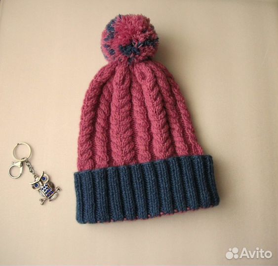 Шапка зимняя Ручная работа