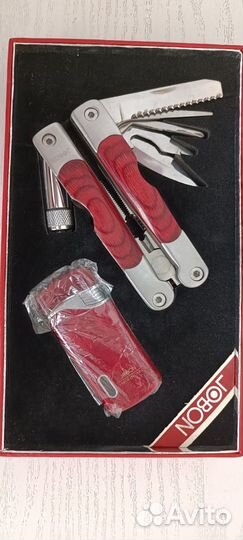 Набор Jobon мультитул, турбозажигалка