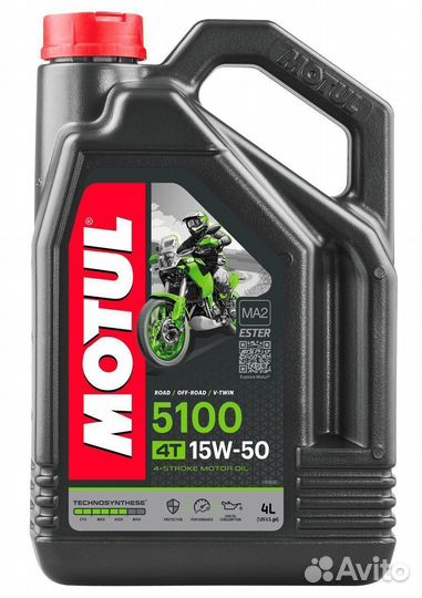 Моторное масло Motul 5100 4T 15W-50 4л