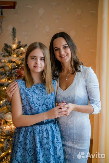 Платья мама 44 и дочка 3 г family look