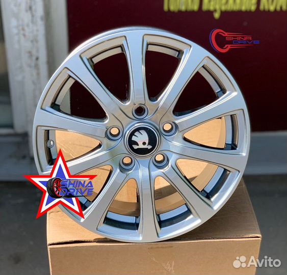 Диски VAG R15 5x100 Silver Gloss Polo Rapid