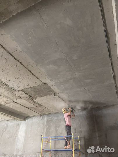 Шлифовка бетона полировка