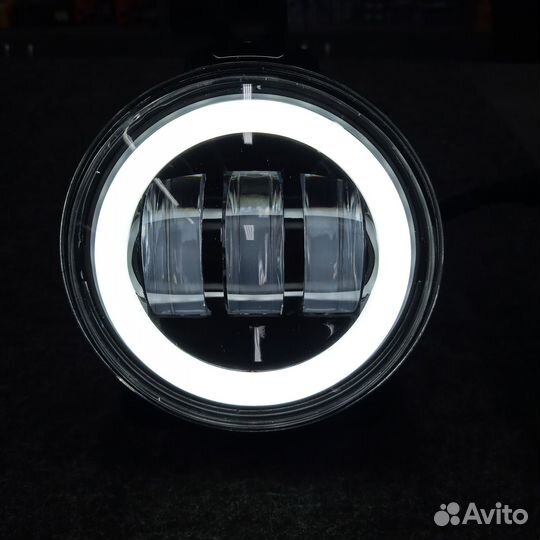 LED противотуманки Приора-1, ГАЗель, с дхо