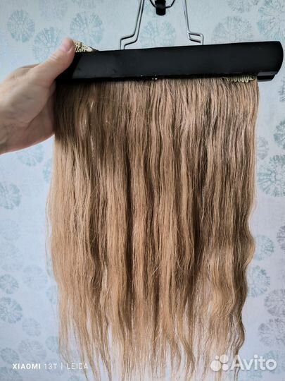 Натуральные волосы на трессе