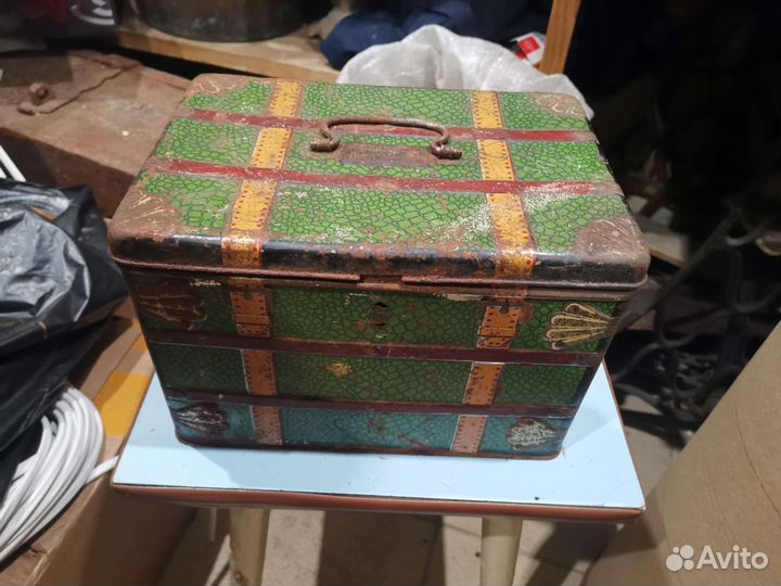 Большая Коробка Банка Жестяная жесть