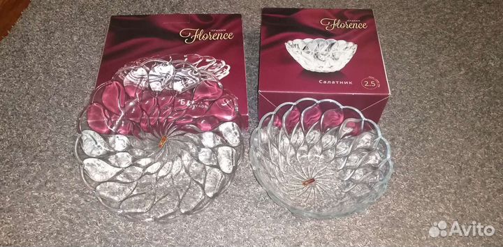 Посуда Флоренция, новая, салатник и блюдо