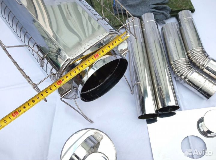 Печь для отопления палатки Кабанчик на 15 литров с