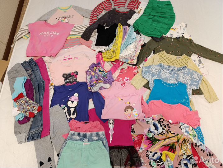 Пакет вещей на девочку 3-5 лет