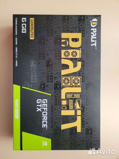 Видеокарта palit GTX 1660 super 6 GB