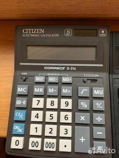 Калькулятор Casio, canon