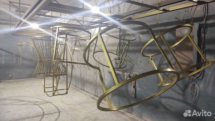 Порошковая покраска+пескоструйная обработка