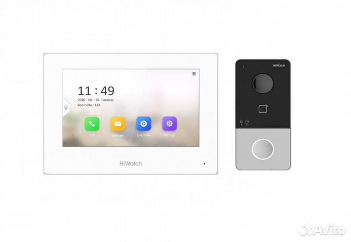 HiWatch DS-D100ikwf Комплект IP Wi-Fi видеодомофон