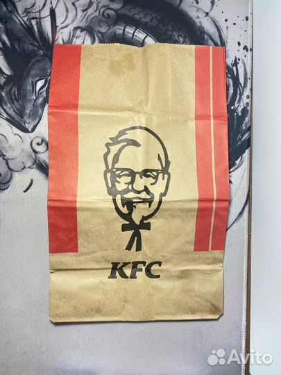 Бумажный пакет KFC