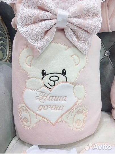 Конверт на выписку для девочки