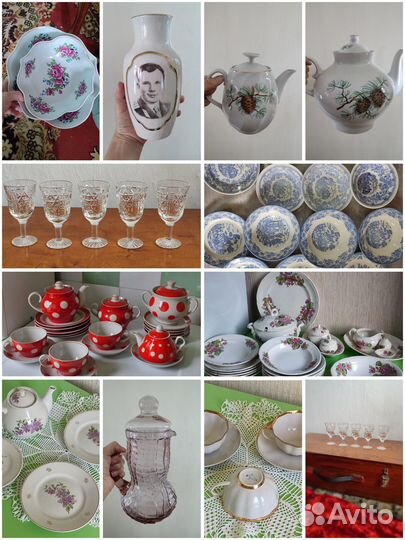 Посуда фарфор СССР, в отличном состоянии, много