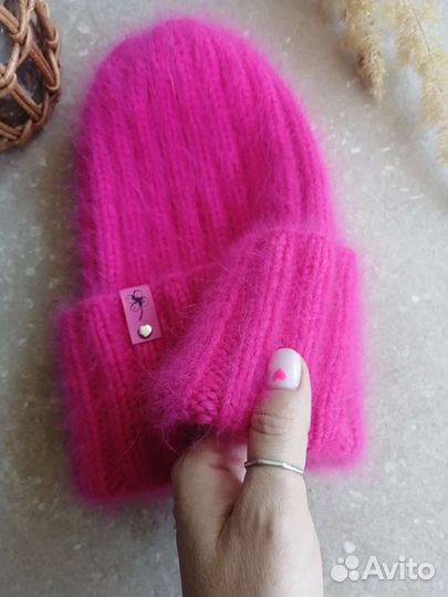 Шапка из пуха норки, ручная работа