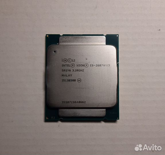 Intel Xeon E5-2687Wv3 3.1GHz LGA2011-3 SR1Y6 10Я