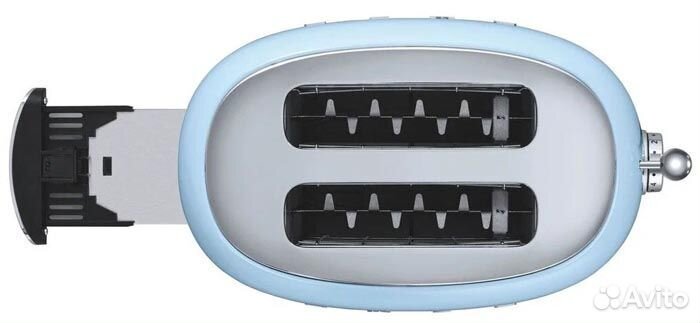 Тостер Smeg TSF01pbeu, пастельный голубой