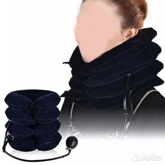 Надувная подушка для растяжки шеи