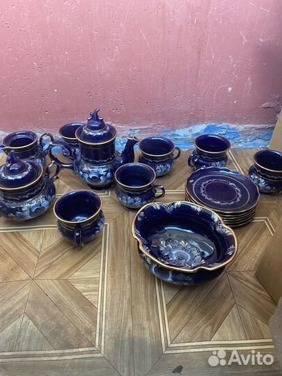 Чайный сервиз гжель