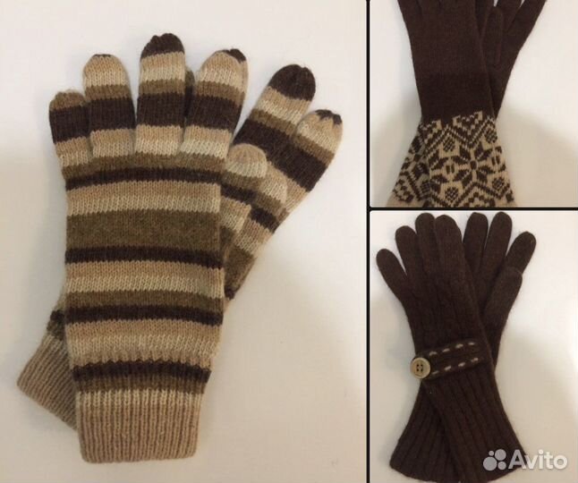 Перчатки зимние женские. Р. 7-8