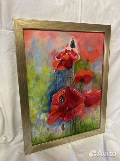 Картина маслом холст на подрамнике