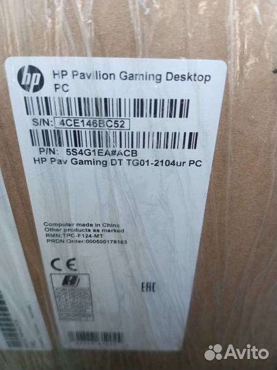 Новый системный блок Hp