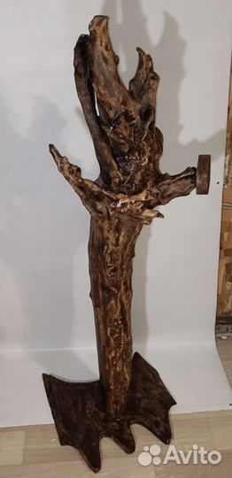 Вешалка напольная деревянная