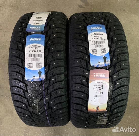 Nokian Tyres Hakkapeliitta 10p SUV 275/40 R21 и 315/35 R21 111T