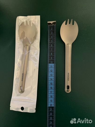 Ложки титановые, посуда походная, огниво