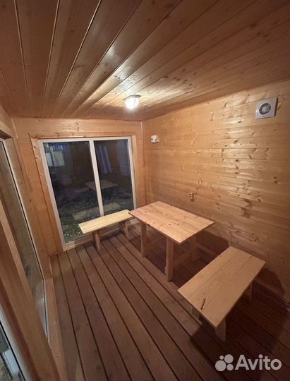 Баня каркасная Скандинавия