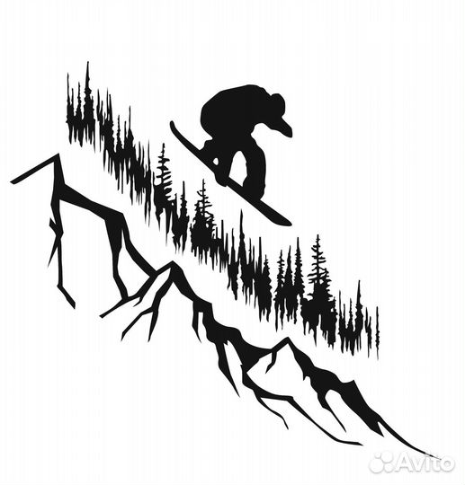 Векторная отрисовка Трафарет