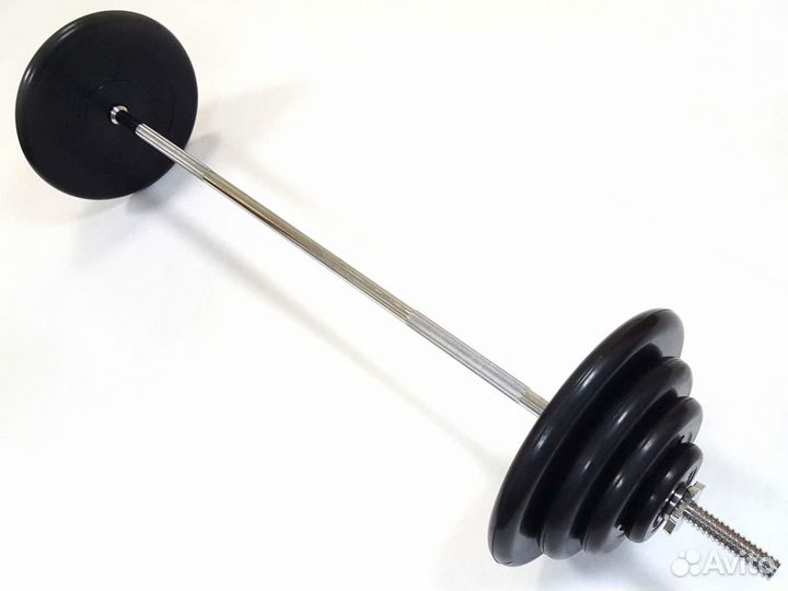 Штанга разборная обрезиненная Barbell 74 кг