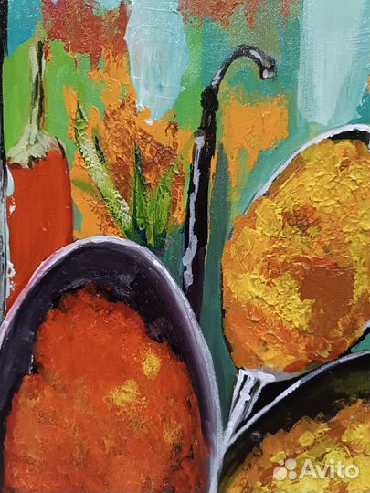 Интерьерная картина ручная работа