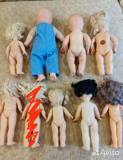 Лот кукол СССР